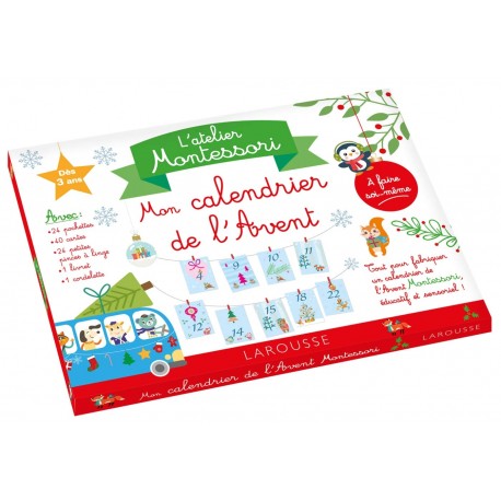 ATELIER MONTESSORI MON CALENDRIER DE L'AVENT