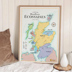 POSTER DISTILLERIES ECOSSAISES