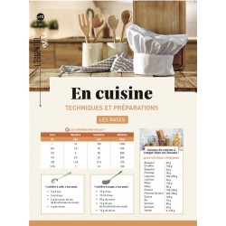 EN CUISINE : TECHNIQUES ET PREPARATIONS