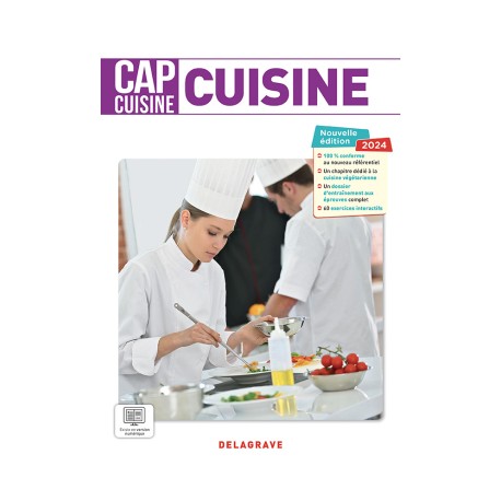 CAP CUISINE (nouvelle édition 2014 conforme nouveau référentiel)
