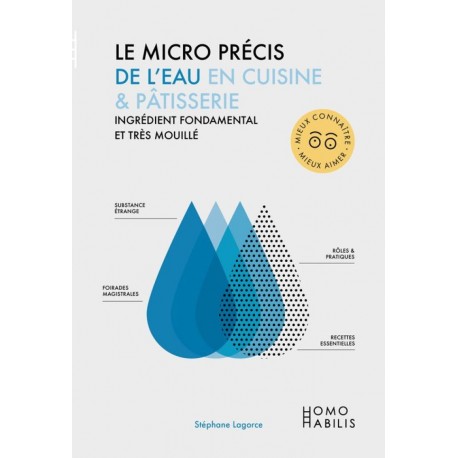 LE MICRO PRECIS DE L'EAU EN CUISINE ET PATISSERIE - INGREDIENT FONDAMENTAL ET TRES MOUILLE
