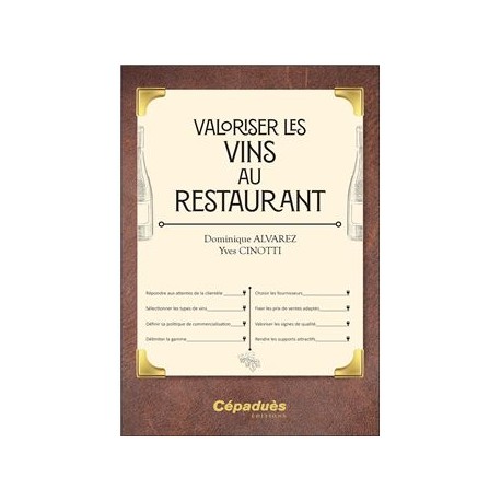 VALORISER LES VINS AU RESTAURANT