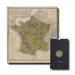 CARTE AGRICOLE ET CLIMATOLOGIQUE DE LA FRANCE