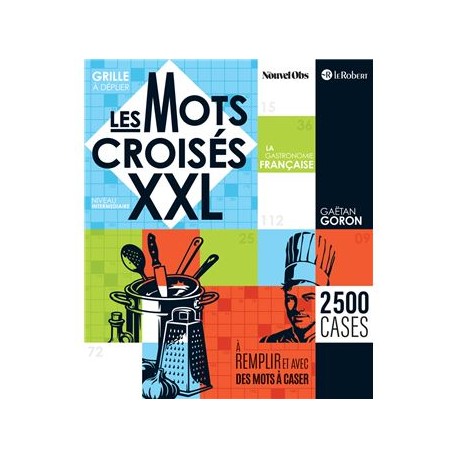 LES MOTS CROISES XXL: la gastronomie française