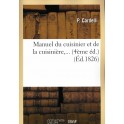 MANUEL DU CUISINIER ET DE LA CUISINIÈRE