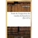TRAITÉ DE L'INSPECTION DES VIANDES DE BOUCHERIE